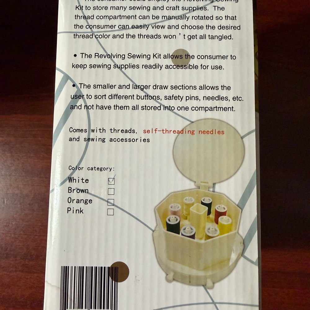 Sewing Kit with Multicolor Threads - Picture 2 of 7